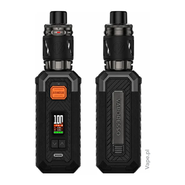 Vaporesso ARMOUR S — Black · KIT · iTank 2 · 5 ml — przód i tył