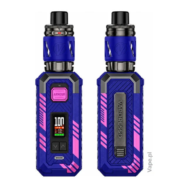 Vaporesso ARMOUR S — Cyber Blue · KIT · iTank 2 · 5 ml — przód i tył