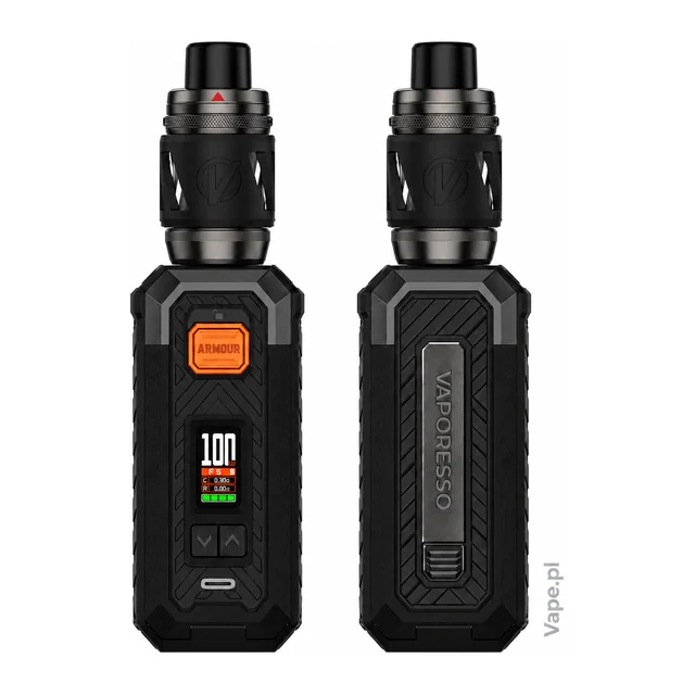 Vaporesso ARMOUR S — Black · KIT · iTank T · 6 ml — przód i tył