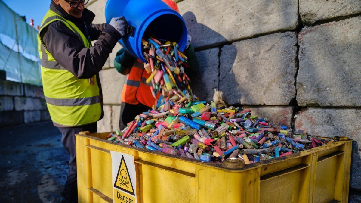 Wielka Brytania stoi w obliczu kryzysu recyklingu e-papierosów