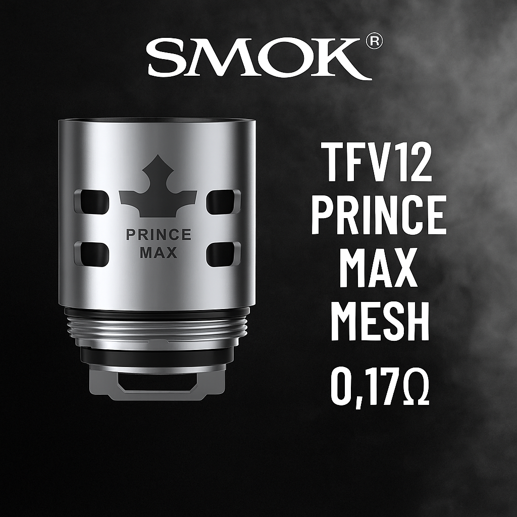 Grzałka Smok TFV12 Prince Max Mesh 0,17 Ω –