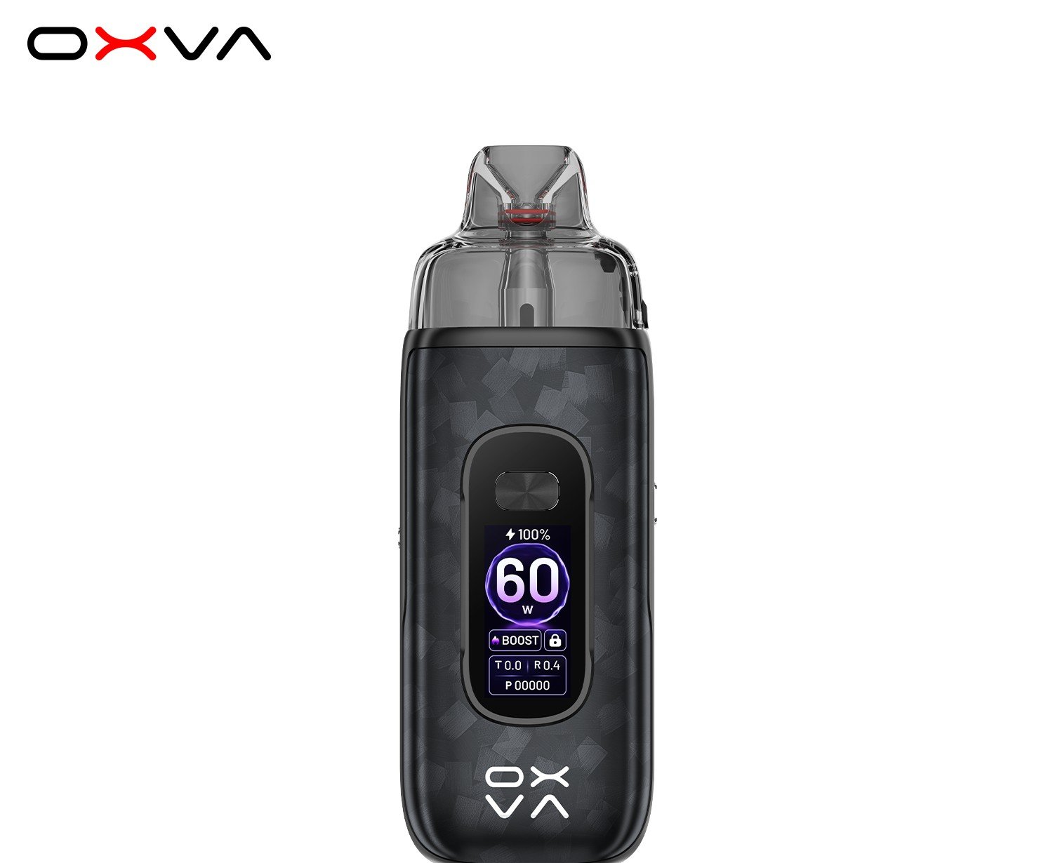 OXVA VPRIME 2 z ekranem pokazującym tryb BOOST i moc 60W — przykład urządzenia do DL