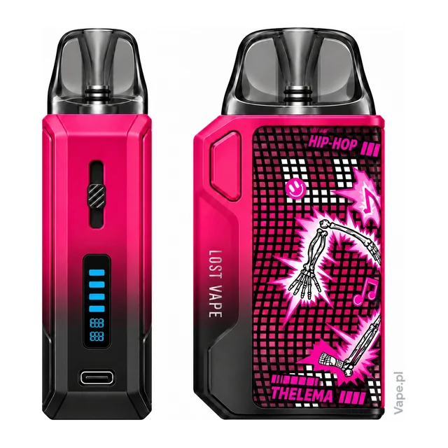 Lost Vape Thelema Elite S — przód i bok na wprost