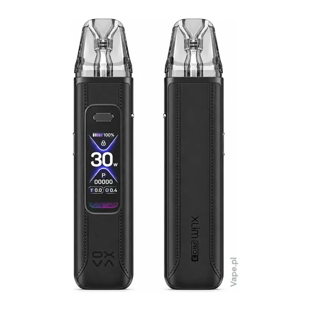 OXVA XLIM Pro 3 — przód i tył na wprost