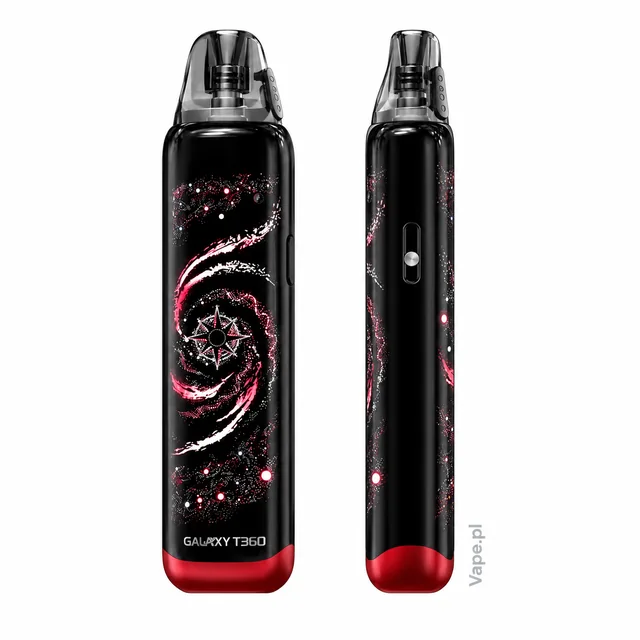 Lost Vape Galaxy T360 — Lava Galaxy — przód i bok na wprost