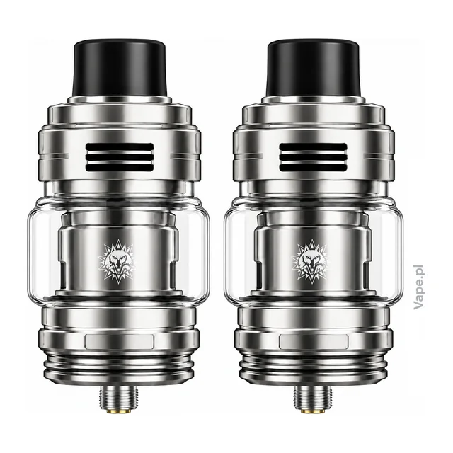 VooPoo UFORCE-L Tank — Silver · Standard · 5,5 ml — ujęcia zbiornika na wprost