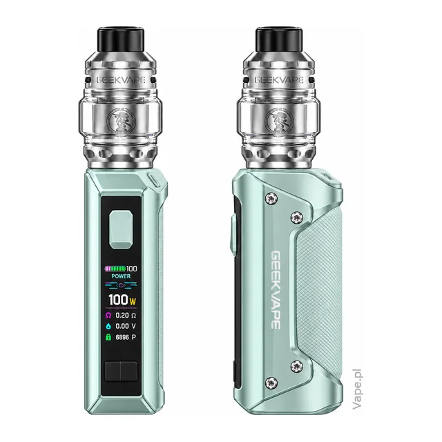 Geekvape Aegis Solo 3 KIT — Green · 18650 · Standard 5,5 ml — wyświetlacz i szeroki panel boczny, bez widoku spodu