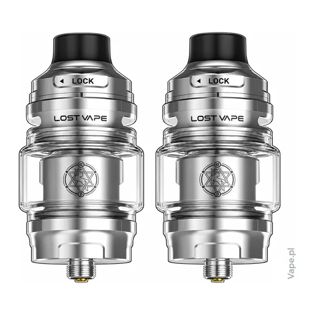 Lost Vape Centaurus Sub-Ohm Tank V2 — Silver · Standard · 5 ml — ujęcia zbiornika na wprost