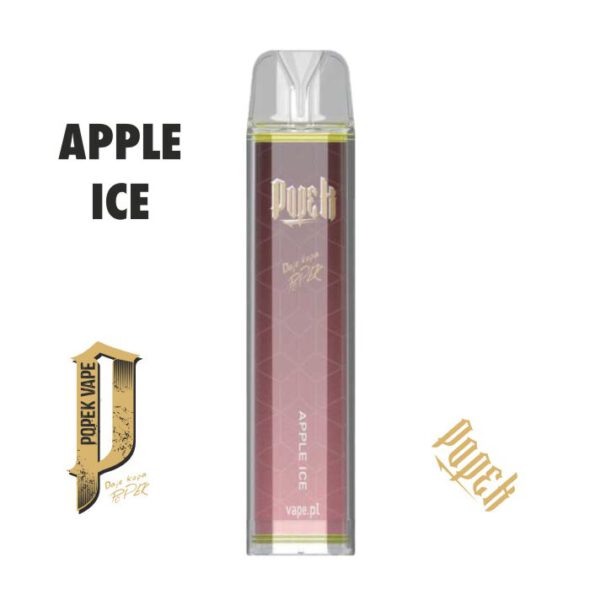 APPLE ICE - POPEK VAPE 800 Puff e-papieros jednorazowy