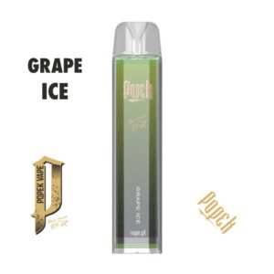 GRAPE ICE - POPEK VAPE 800 Puff e-papieros jednorazowy 3 klik zabezpieczenie
