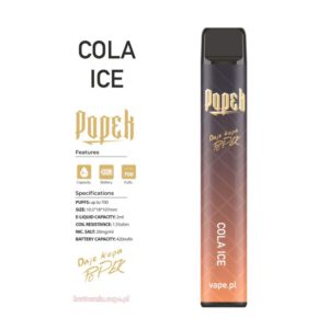 COLA ICE - POPEK VAPE e-papieros jednorazowy - 700 Puff