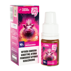 E-LIQUID THE PIG FURY - BRZOSKWINIA 9 mg / Pink Fury