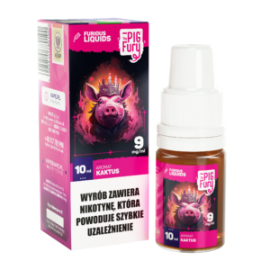 E-LIQUID THE PIG FURY - KAKTUS 9 mg / Pink Fury