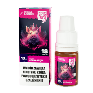 MOCNA MIĘTA PINK FURY 18 mg THE PIG FURY E-LIQUID LIQUID