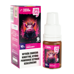 E-LIQUID THE PIG FURY - OWOCOWY 9 mg / Pink Fury