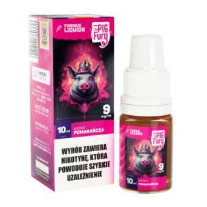E-LIQUID THE PIG FURY - POMARAŃCZA 9 mg / Pink Fury