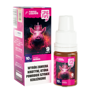 E-LIQUID THE PIG FURY - WIŚNIA 9 mg / Pink Fury