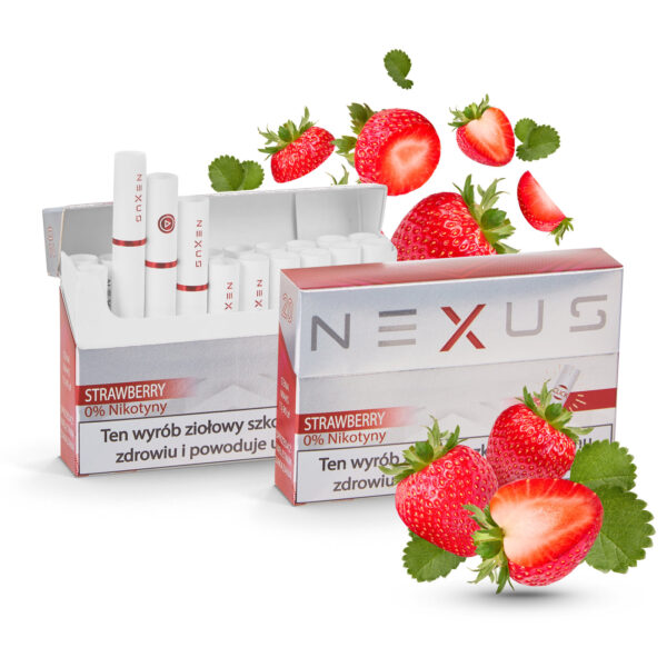 NEXUS FREE Strawberry, Truskawka - Wkłady do podgrzewacza - 1 paczka - 20 szt. wkładów.