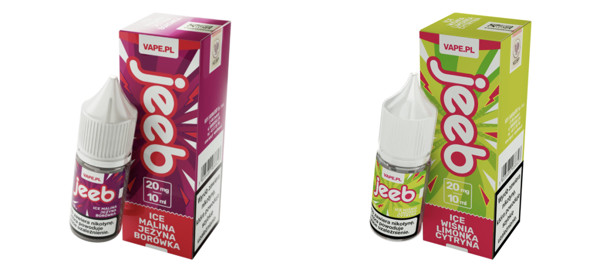 jeeb nowe e-liquidy na solach nikotynowych